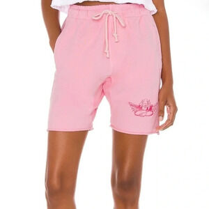 Boys Lie Classics V3 Shorts Baby Pink Embroidered Angel Y2K High Rise Size M